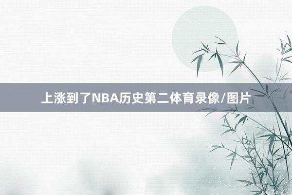 上涨到了NBA历史第二体育录像/图片