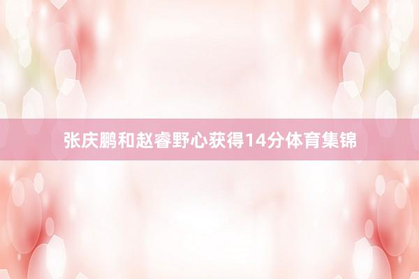 张庆鹏和赵睿野心获得14分体育集锦